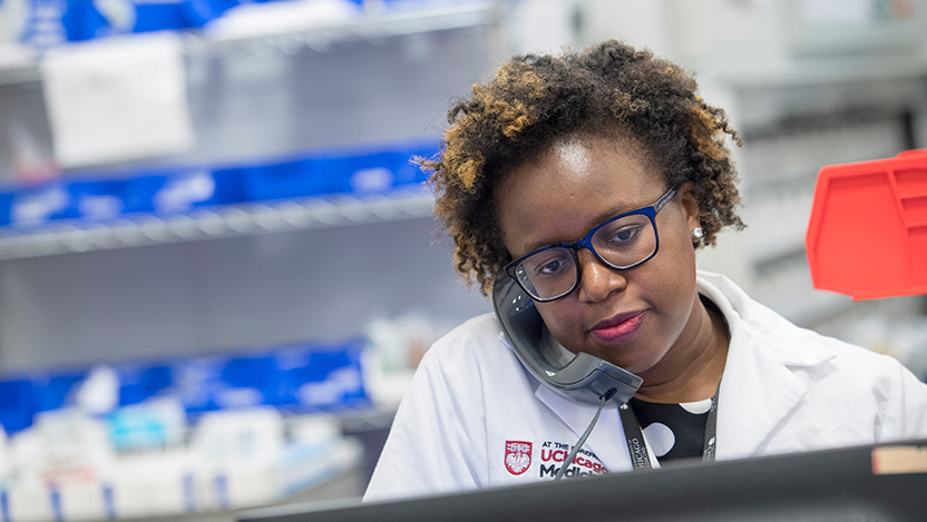 Image of UChicago Medicine pharmacy employee