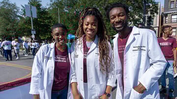 UChicago Medicine residents at the 2022 Bud Billiken Parade