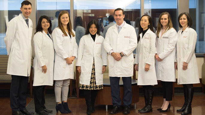 gynecologic oncology team:  Ernst Lengyel, Nita Karnik Lee, Kathryn Mills, S. Diane Yamada, John Moroney, Josephine Kim, Katherine Kurnit, Stacy Tessler Lindau