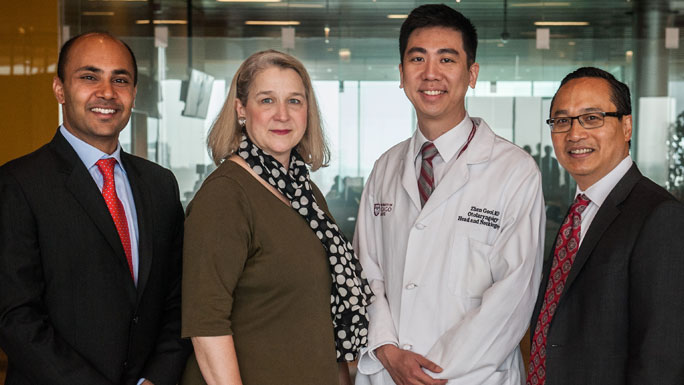 Head and neck surgeons: Nishant Agrawal, MD, Elizabeth Blair, MD, Zhen Gooi, MD, Louis de Guzman Portugal, MD