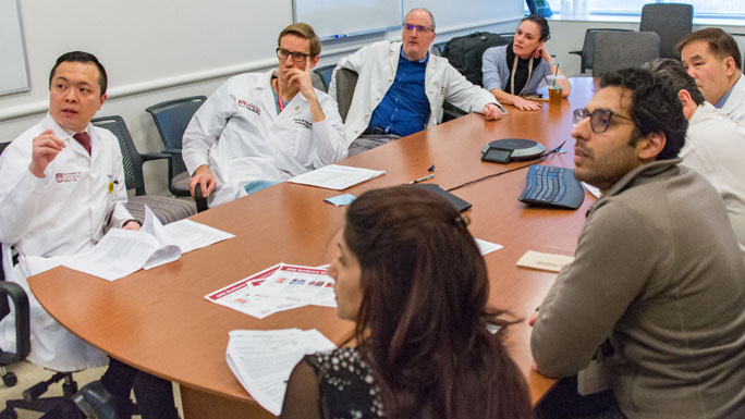 Neuroendocrine tumor board meeting, Xavier Keutgen, Andy Liao, Dan Appelbaum