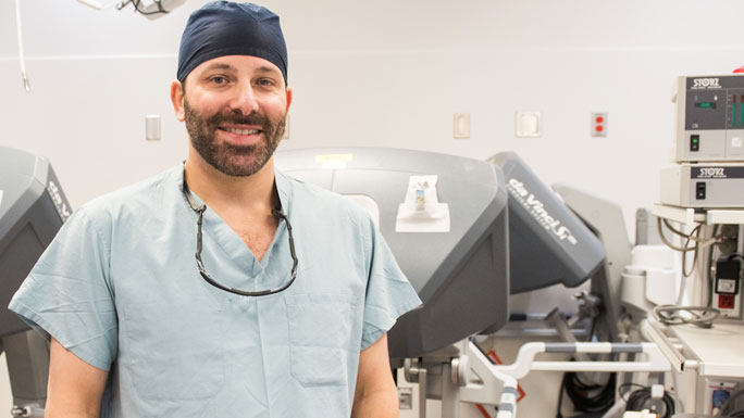 Surgical oncologist Kevin Roggin, MD