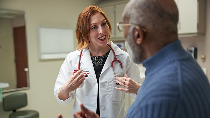 Sara Kalantari and patient