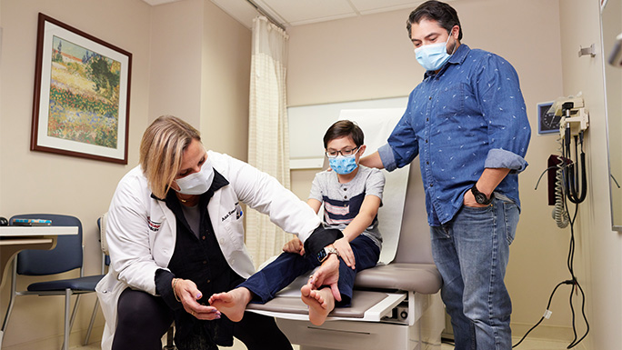 Dr. Zmuda and patient