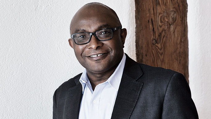 Adekunle Odunsi, MD, PhD, in suit coat