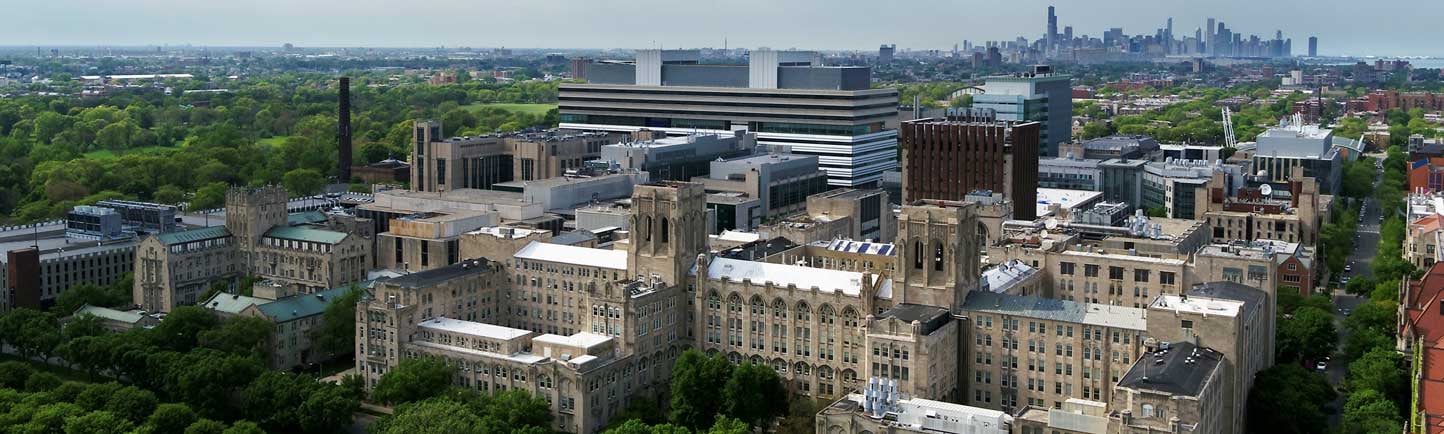aerial view of UChicago Medicine campus