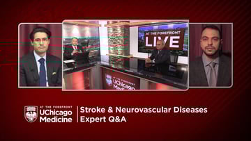 UChicago Medicine neurovascular surgeon Dr. Issam Awad and neurology experts Dr. Elisheva Coleman, Dr. Tareq Kass-Hout, and Dr. Scott Mendelson