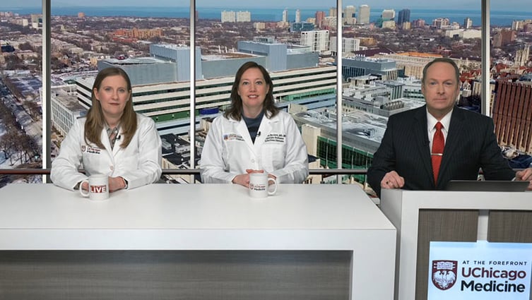Dr. Emily Landon and Dr. Allison Bartlett answered audience questions during this special Facebook Live Q&A about the novel coronavirus.