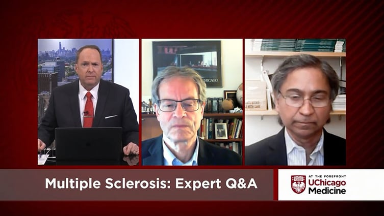 Adil Javed, MD,PhD and Anthony T. Reder, MD discuss multiple sclerosis on At the Forefront Live. 