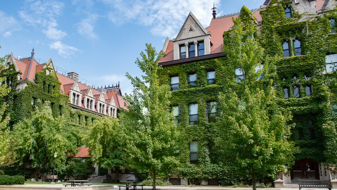 The Anatomy building and Culver Hall
