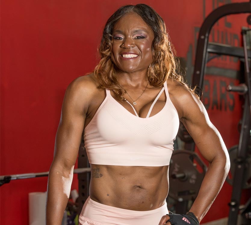 Erica Langley, champion body builder and breast cancer survivor