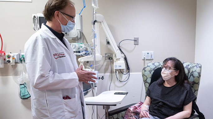 Thomas Gajewski, MD, PhD, and Kathy Huyser