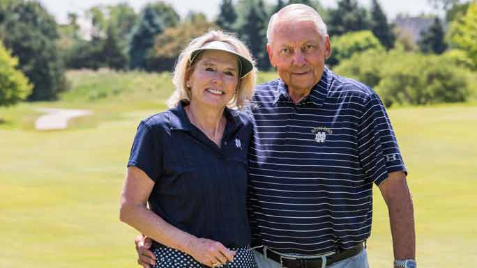 Arunas Vasys, head and neck cancer patient, with his wife, Patricia