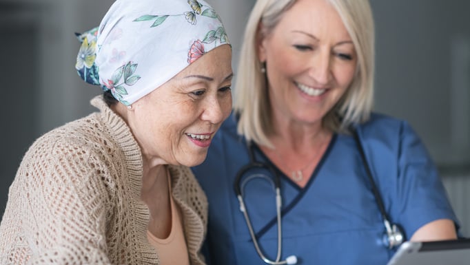 Patient and doctor consult