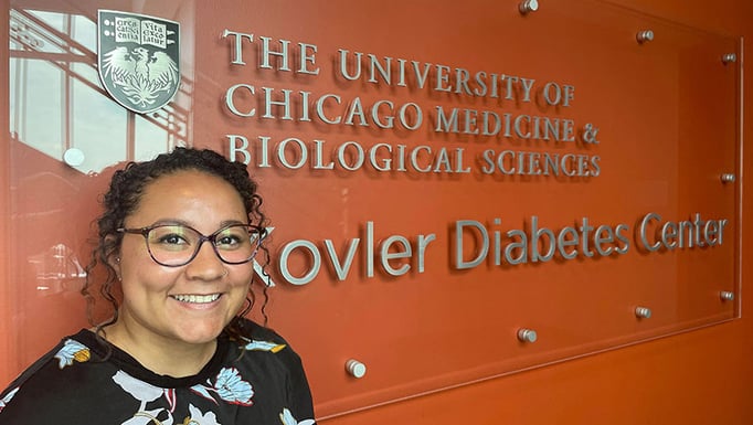 Kovler Diabetes Center social worker Taylor Mills, MSW, LSW