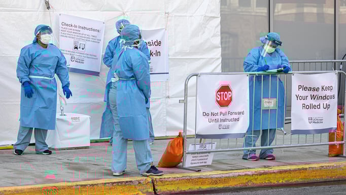 UChicago Medicine curbside COVID testing