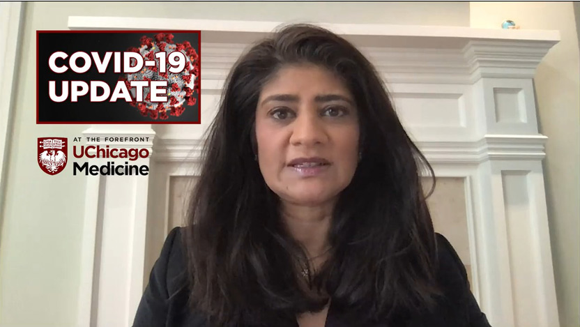 Sonali Smith, MD, oncologist, giving update on COVID-19 and cancer
