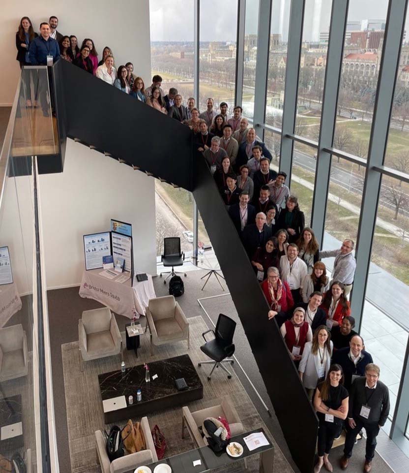 Group photo of the doctors who attended the UChicago Medicine IUS training session