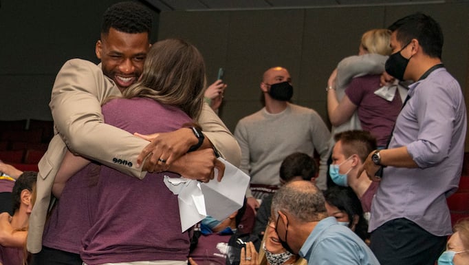 classmates and loved ones celebrate Match Day 2022