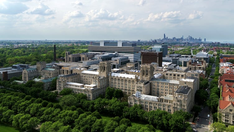 Aerial view of UChicago Medicine