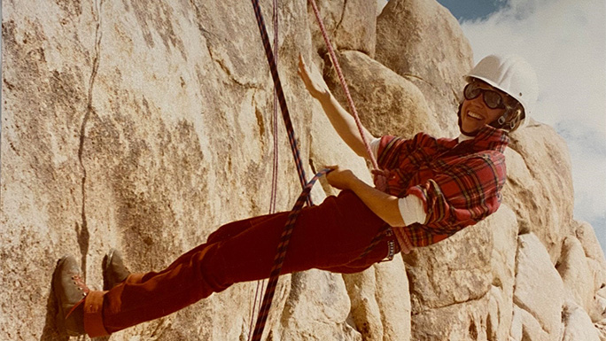 Jil Coolidge hiking