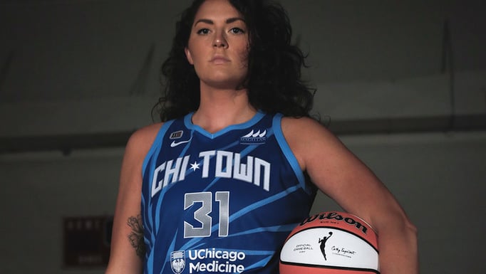 Stefanie Dolson is a center for the WNBA Chicago Sky.