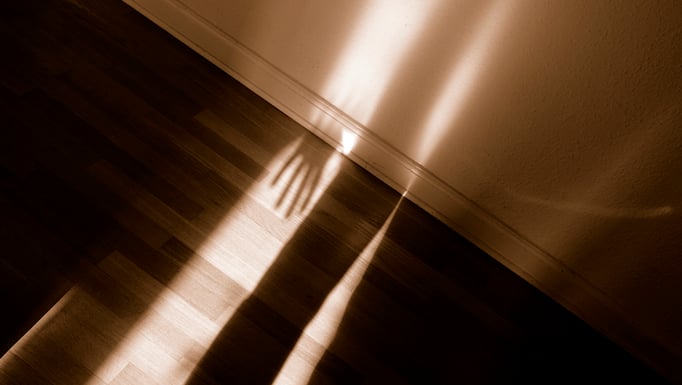 shadow in doorway