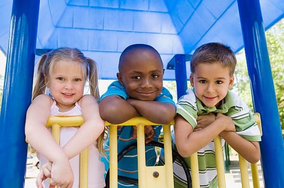 children playing