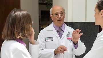 Stefano Guandalini, MD, (center) Medical Director of the University of Chicago Celiac Disease Center