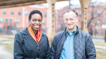 Melissa Gilliam MD MPH and David Meltzer MD PhD Photo by Nancy Wong