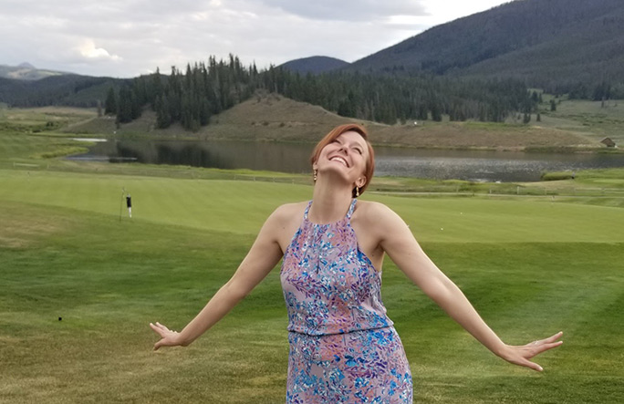Jessica Maher, three years after her surgery