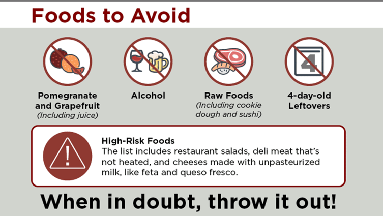 food safety tips for transplant recipients 