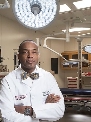 Trauma surgeon Selwyn Rogers, MD, MPH, director of UChicago Medicine's Level 1 Adult Trauma Center
