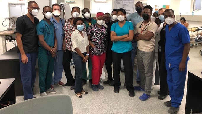 Dr. Ludmer in Haiti