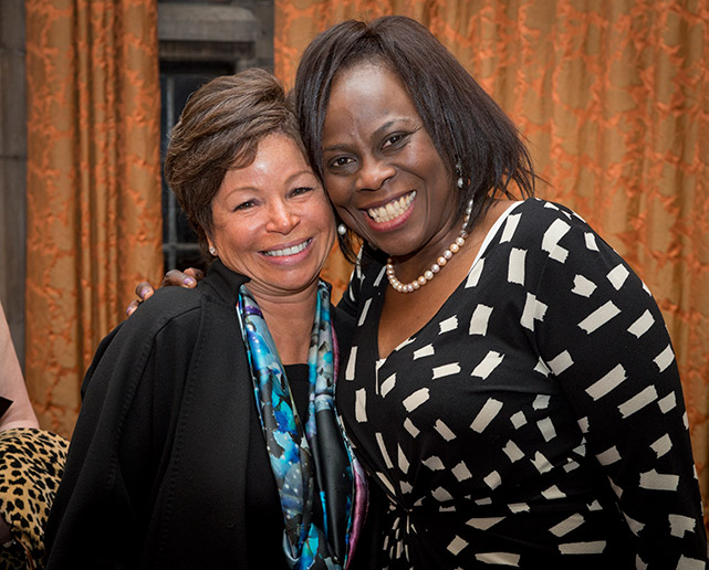 Valerie Jarrett and Funmi Olopade