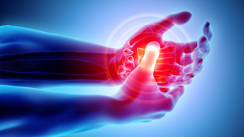 What causes arthritis in fingers and who is the most at risk?