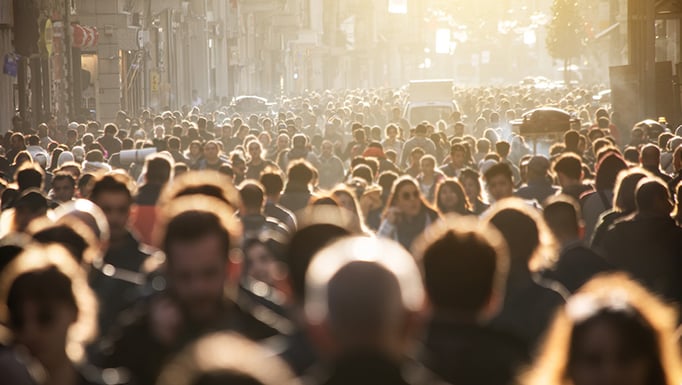 A crowded street