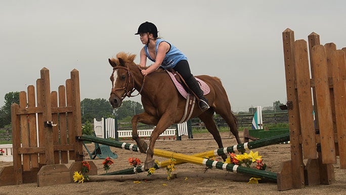 Josie Nordman rides again after her lung transplant