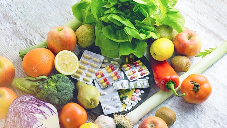 Nutrition supplements, fruits and vegetables