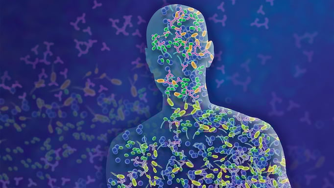 The human microbiome. Image: Darryl Leja, NHGRI.