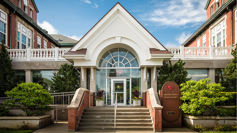 Image of the Misericordia building on a sunny day