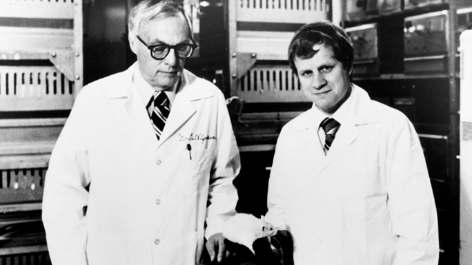 Elwood Jensen, PhD, and Geoffrey Greene, PhD