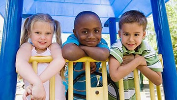 Children on a playground
