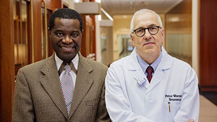 Joseph Balogun and Peter Warnke