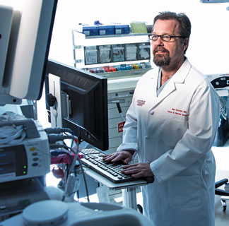 Neil Hyman, MD, in surgical setting