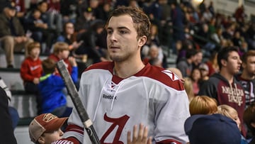 Sam Messina playing hockey for Alabama