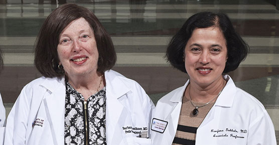 The Pediatrics team from the Inflammatory Bowel Disease team at the DCAM hospital building