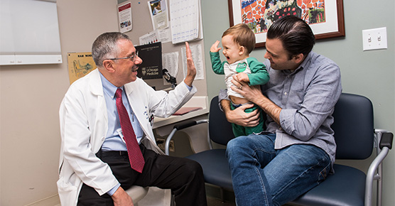 Dr. Baroody with ENT patient