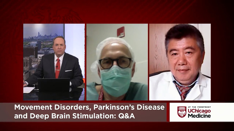 Neurologist Dr. Tao Xie and neurosurgeon Dr. Peter Warnke