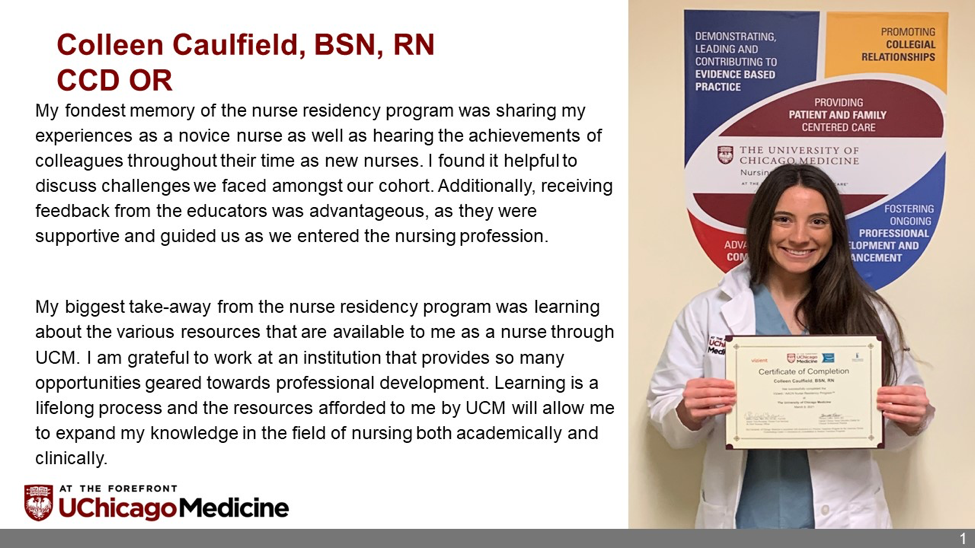 The Vizient/AACN™ Nurse Residency Program UChicago Medicine